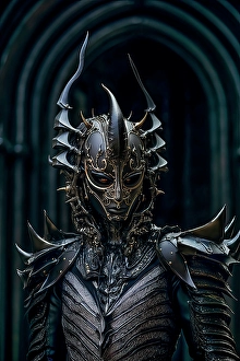 AI Generated Image Prints: Alien warrior in armor. ©Jim Zuckerman / Jaynes Gallery / DanitaDelimont.com (AI)