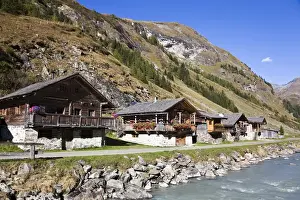 Hohe Tauern Prints: The alp Innergschloess in East Tyrol, national park Hohe Tauern Europe, central europe