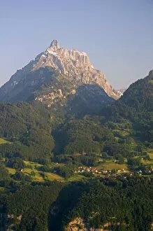 Alpine scene near Weesen, Switzerland. switzerland, swiss, europe, european