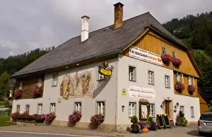 Alpine village of Murau in St Lorenzo the oldest restaurant in Austria Steirmark