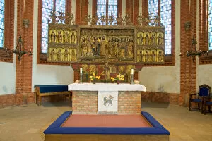 Images Dated 27th April 2004: altar, Maria Church, warnemunde