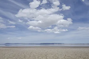 Alvord Lake, a seasonal shallow alkali lake in Harney County, Oregon