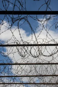 Wire Prints: Amna Suraka (Red security) former headquarter of the Iraqi intelligence force where