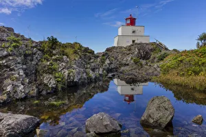 Amphitrite Lighthouse near Uculet, British Columbia, Canada