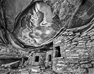 Granary Prints: Anasazi granary Cedar Mesa Utah USA