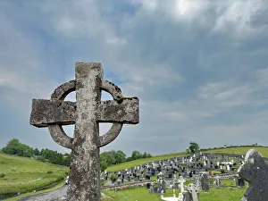 Lonely Prints: This ancient Celtic cross gathers lichen at the Burrishoole Abbey cemetery