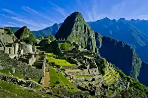 Images Dated 25th July 2010: Ancient Machu Picchu, last refuge of the vanished Inca civilization in the Andes Mountains