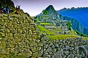 Images Dated 25th July 2010: Ancient Machu Picchu, last refuge of the vanished Inca civilization in the Andes Mountains