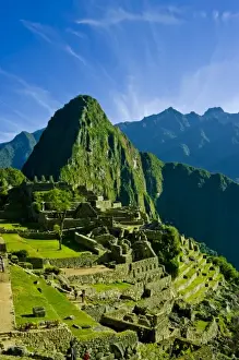 Images Dated 25th July 2010: Ancient Machu Picchu, last refuge of the vanished Inca civilization in the Andes Mountains