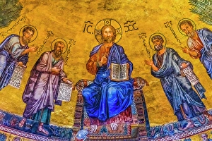 Mosaic Prints: Ancient mosaic, Papal Basilica of Saint Paul