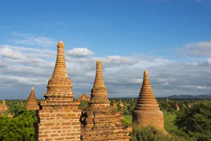 Images Dated 21st March 2015: Ancient temples and pagodas, Bagan, Mandalay Region, Myanmar