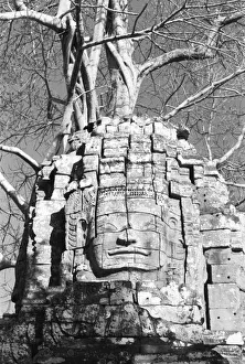 Siem Reap Prints: Angkor Cambodia, Head Ta Som Temple