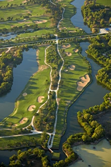 Cambodia Collection: Angkor Golf Resort, Siem Reap, Cambodia - aerial