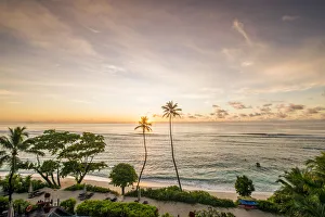 Anse Forbons beach at the Hilton DoubleTree Resort and Spa, Mahe, Republic of Seychelles