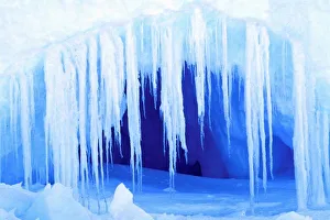 Antarctica, Australian Antarctic Territory. Cave in Iceberg