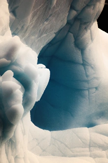 Opening Prints: Antarctica. Close-up of an iceberg