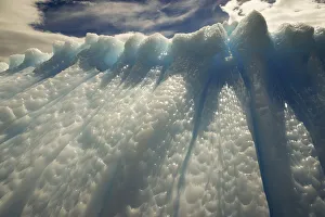 Antarctica, Gerlach Strait, blue ice formation
