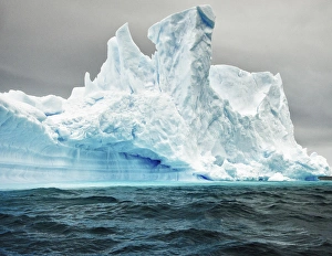 Images Dated 6th December 2011: Antarctica, large iceberg, blue ice