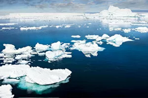 Antarctica Collection: Antarctica, Lemaire Channel, floating ice