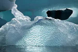 Aqua Prints: Antarctica, Weddell Sea. Ice detail