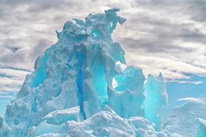 Images Dated 17th April 2024: Antarctica, Yalour Islands. Close-up of icebergs