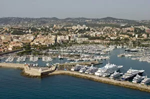 Images Dated 27th August 2007: Antibes, View from Helicopter, Cote d Azur, France