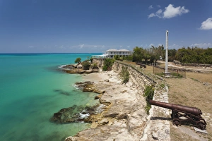 Antigua Prints: Antigua and Barbuda, Antigua, St. Johns, Fort James, old fort dating back to 1706