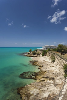 Images Dated 28th March 2012: Antigua and Barbuda, Antigua, St. Johns, Fort James, old fort dating back to 1706