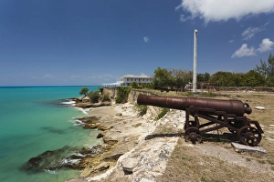 Images Dated 28th March 2012: Antigua and Barbuda, Antigua, St. Johns, Fort James, old fort dating back to 1706