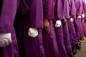 Antigua Prints: Antigua, Guatemala. Holy week procession from La Merced church