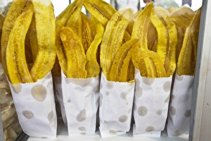Antigua Prints: Antigua, Guatemala. Street food. Fried plantains