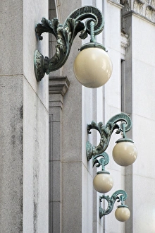 Images Dated 6th September 2015: Antique city lamps, New York City, New York, USA