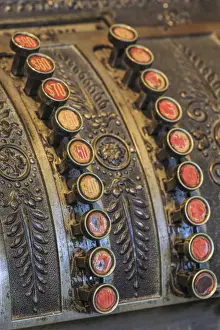 Huntsville Prints: Antique keys on cash register, Harrison Brothers Hardware Store Museum, the oldest