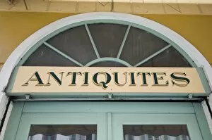 Antique stores at Village Segurane district, Nice, French Riviera, France