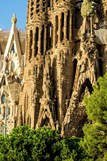 Images Dated 21st June 2024: Antoni Gaudi's Sagrada Familia basilica Barcelona, Spain. (Editorial Use Only)