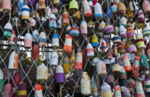 Apalachicola Floirida an old Florida town and old boat historical painted buoys items