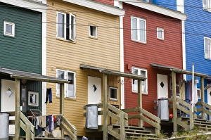 Images Dated 26th August 2007: Apartment buildings Sisimiut Greenland