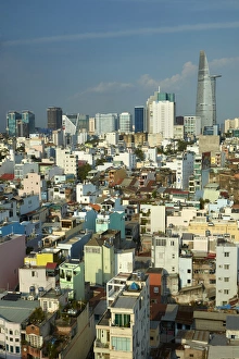 Office Block Prints: Apartments and Bitexco Financial Tower, District One, Ho Chi Minh City (Saigon), Vietnam
