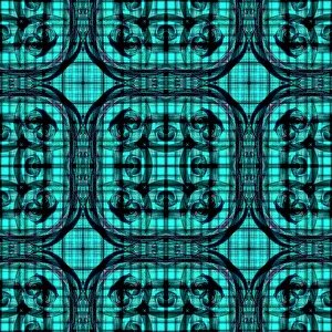 Aqua Prints: Aqua abstract