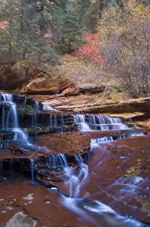 Archangel Prints: Archangel cascades in the Left Fork of the Virgin River in Zion National Park in