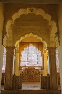 Shade Prints: Arched doorways, Mehrangarh Fort, Jodhpur, Rajasthan, India