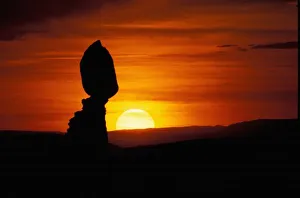 Patient Prints: Arches National Park, UT Balance Rock at sunset