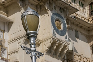 Images Dated 31st January 2015: Architectural detail. City Palace. Shiw Nivas Palace. Udaipur Rajasthan. India
