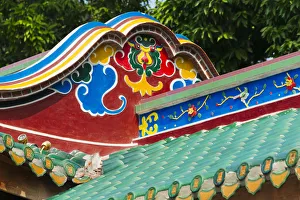 Images Dated 29th April 2016: Architectural details of South Putuo Temple, Xiamen, Fujian Province, China