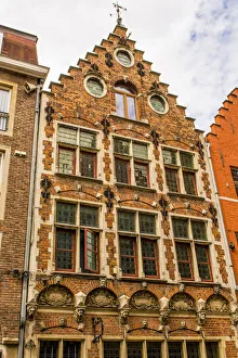 Belgium Prints: Architecture in Bruges, West Flanders, Belgium