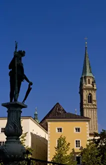 Centre Prints: Architecture graphic scenes in downtown Satzburg Austria