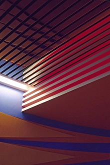 Lobby Prints: Architecture interior lobby wall and ceiling