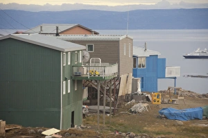 Images Dated 17th September 2010: Arctic Canada, Nunavut, Baffin Island, Iqaluit (aka Frobisher Bay). Typical neighborhood