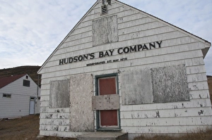 Images Dated 17th September 2010: Arctic Canada, Nunavut, Baffin Island, Iqaluit (aka Frobisher Bay). Historic Hudson s