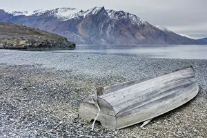 Quiet Prints: Arctic, Ella Island, Greenland, Kong Oscar Fjord, Silver, Sirius Sled Patrol, beach